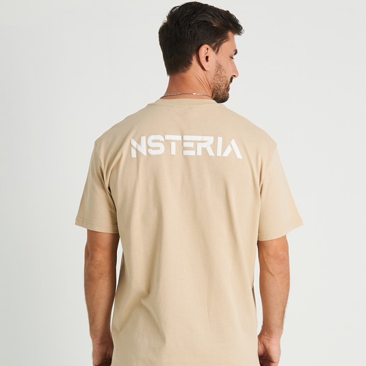 Nsteria Dubai Side Logo Tee - Biege